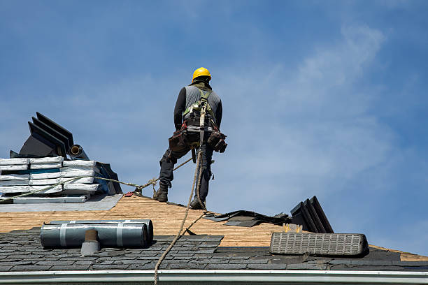 Professional Gutter Installation technician working in Parowan, UT